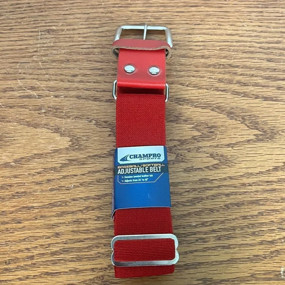 Champro Sports Baseball & Softball belt adjustable from 24”-48” waist